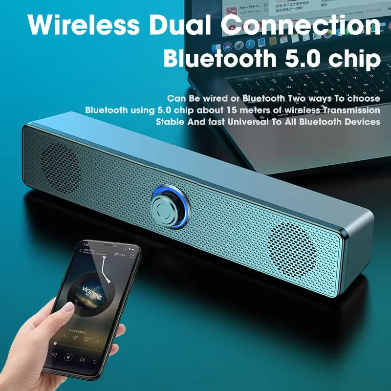 Home Cinema Wireless - Barre de son Bluetooth 5.0 4D