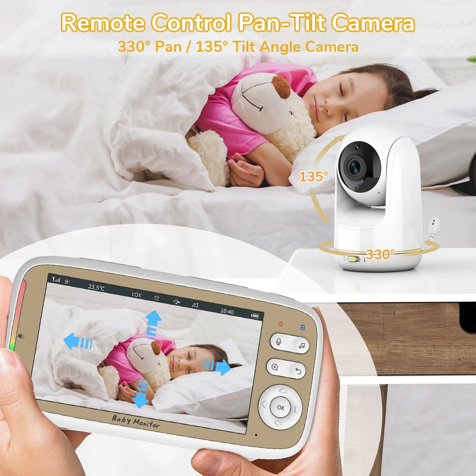 VB803 PRO Baby Monitor, avec 2 - Home Cinema Wireless avis et prix